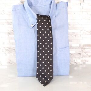 Cricket Mens Black White Polka Dots Silk Luxury Suit Simple Minimal Narrow Japan